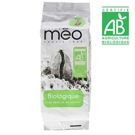 Café en grains Méo Bio 250 grs 100% arabica