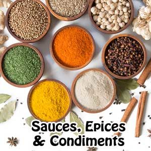 Sauces, Epices & Condiments