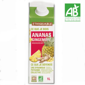 PUR JUS DE FRUIT 100 CL ANANAS GINGEMBRE BIO